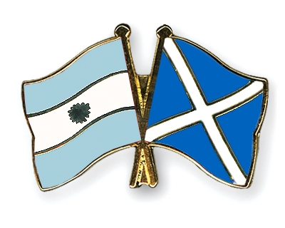 Fahnen Pins Argentinien Schottland