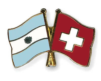 Fahnen Pins Argentinien Schweiz