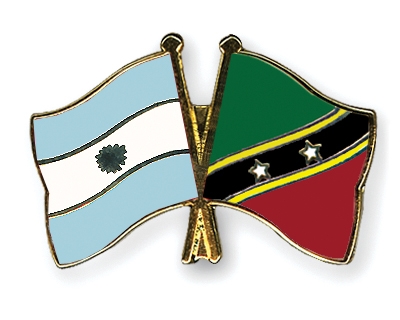 Fahnen Pins Argentinien St-Kitts-und-Nevis
