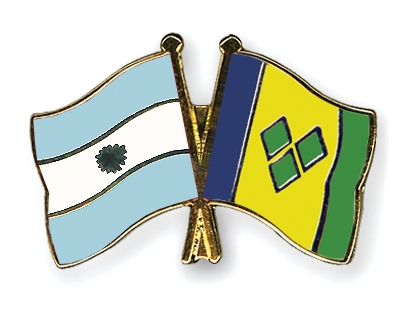 Fahnen Pins Argentinien St-Vincent-und-die-Grenadinen
