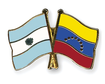 Fahnen Pins Argentinien Venezuela