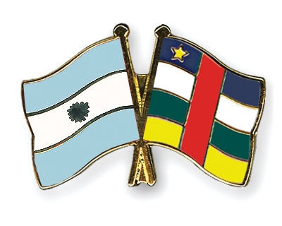 Fahnen Pins Argentinien Zentralafrikanische-Republik