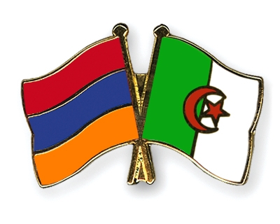 Fahnen Pins Armenien Algerien