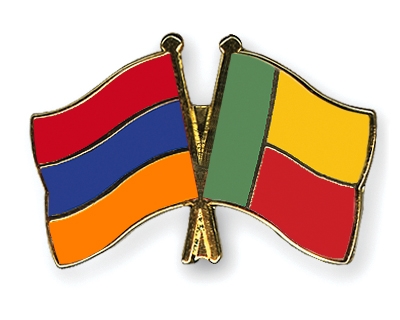 Fahnen Pins Armenien Benin