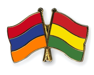 Fahnen Pins Armenien Bolivien