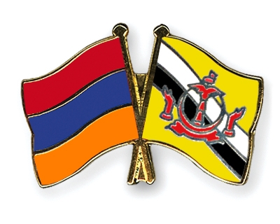 Fahnen Pins Armenien Brunei-Darussalam