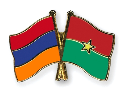 Fahnen Pins Armenien Burkina-Faso