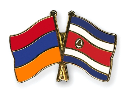 Fahnen Pins Armenien Costa-Rica