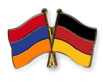 Fahnen Pins Armenien Deutschland