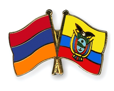Fahnen Pins Armenien Ecuador