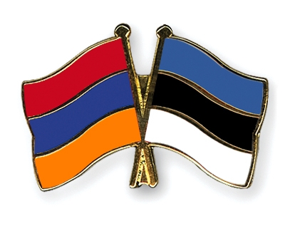 Fahnen Pins Armenien Estland