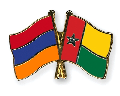 Fahnen Pins Armenien Guinea-Bissau