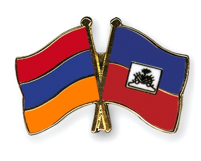 Fahnen Pins Armenien Haiti