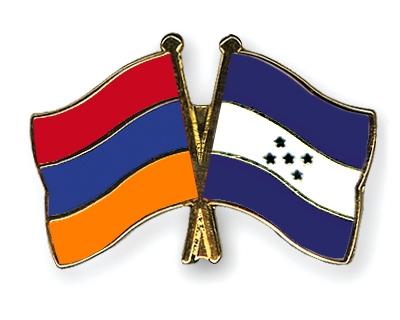 Fahnen Pins Armenien Honduras