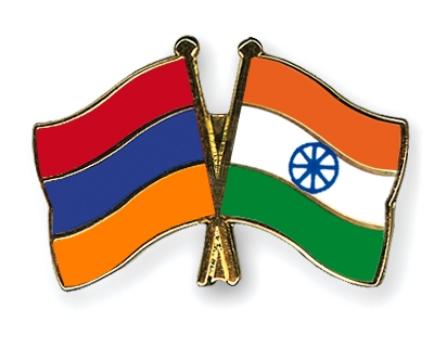 Fahnen Pins Armenien Indien