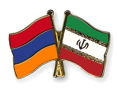 Fahnen Pins Armenien Iran