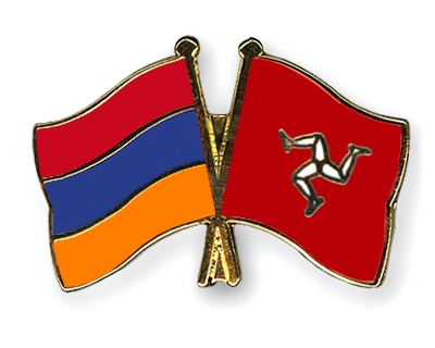 Fahnen Pins Armenien Isle-of-Man