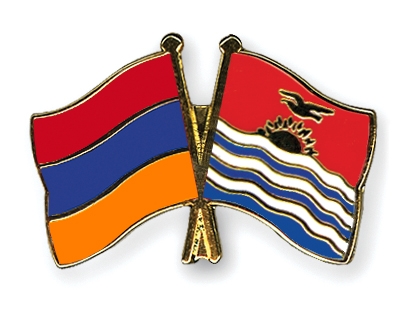 Fahnen Pins Armenien Kiribati