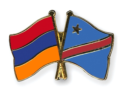 Fahnen Pins Armenien Kongo-Demokratische-Republik