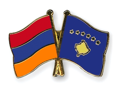 Fahnen Pins Armenien Kosovo