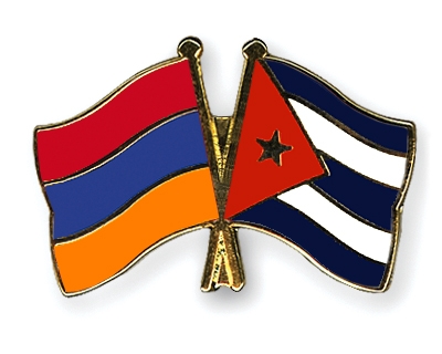 Fahnen Pins Armenien Kuba