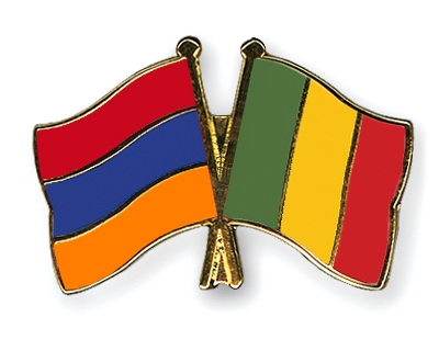 Fahnen Pins Armenien Mali