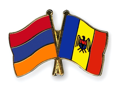 Fahnen Pins Armenien Moldau