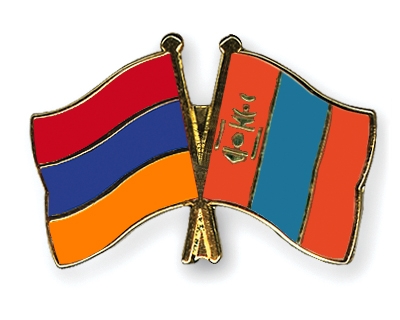 Fahnen Pins Armenien Mongolei
