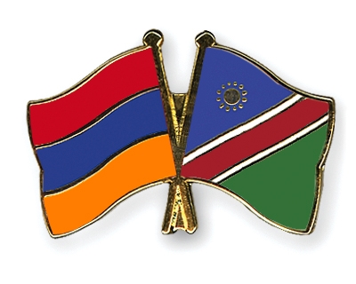 Fahnen Pins Armenien Namibia