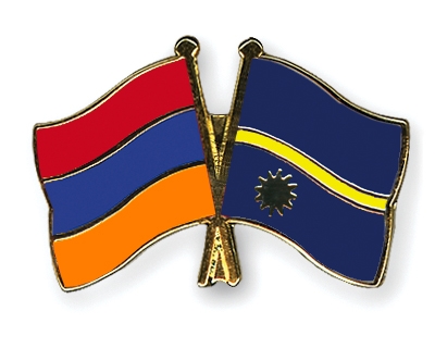 Fahnen Pins Armenien Nauru