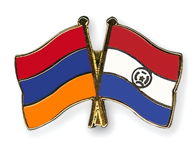 Fahnen Pins Armenien Paraguay