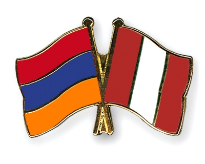 Fahnen Pins Armenien Peru