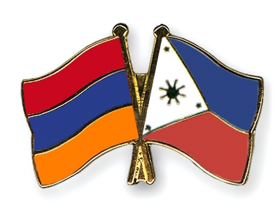 Fahnen Pins Armenien Philippinen