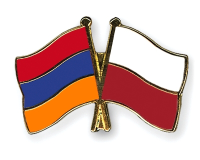 Fahnen Pins Armenien Polen