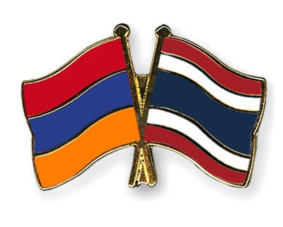 Fahnen Pins Armenien Thailand