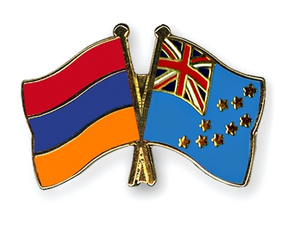 Fahnen Pins Armenien Tuvalu