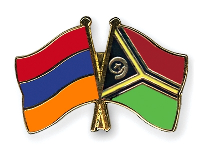 Fahnen Pins Armenien Vanuatu