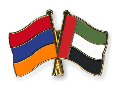 Fahnen Pins Armenien Ver-Arab-Emirate