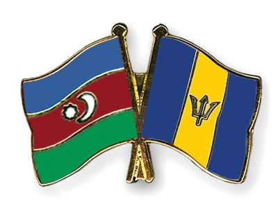Fahnen Pins Aserbaidschan Barbados