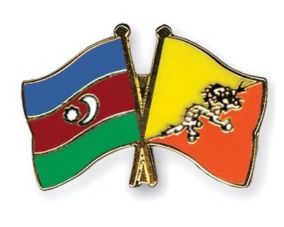 Fahnen Pins Aserbaidschan Bhutan
