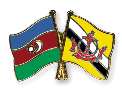 Fahnen Pins Aserbaidschan Brunei-Darussalam
