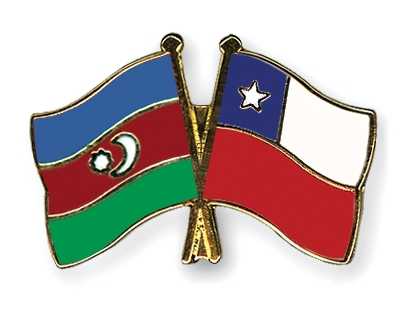 Fahnen Pins Aserbaidschan Chile