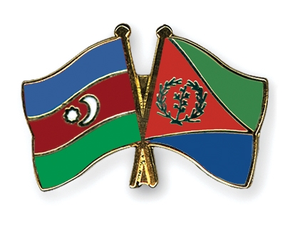 Fahnen Pins Aserbaidschan Eritrea