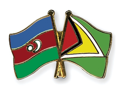Fahnen Pins Aserbaidschan Guyana