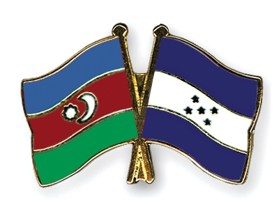 Fahnen Pins Aserbaidschan Honduras