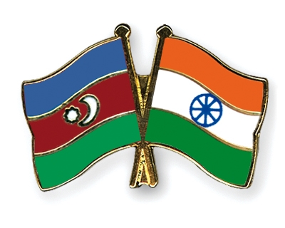 Fahnen Pins Aserbaidschan Indien