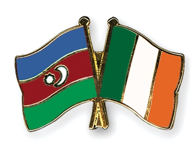 Fahnen Pins Aserbaidschan Irland