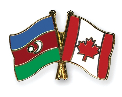 Fahnen Pins Aserbaidschan Kanada