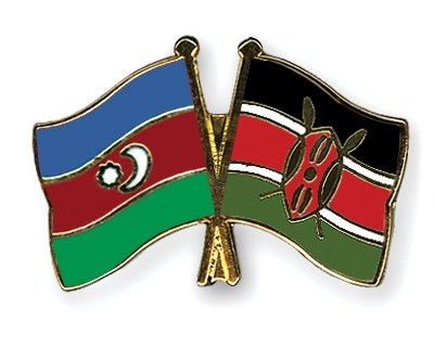 Fahnen Pins Aserbaidschan Kenia