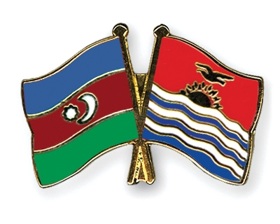 Fahnen Pins Aserbaidschan Kiribati